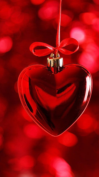 Red Heart, Love, Heart, Romantic Heart HD phone wallpaper