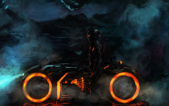 Tron Movie, Action-Packed Adventure, Fantasy World, Rinzler Character HD wallpaper