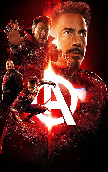 Ironman Avengers, Infinity War poster, Marvel poster, Dynamic composition HD phone wallpaper