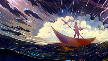 Art, Boat, Art , Backgrounds HD wallpaper