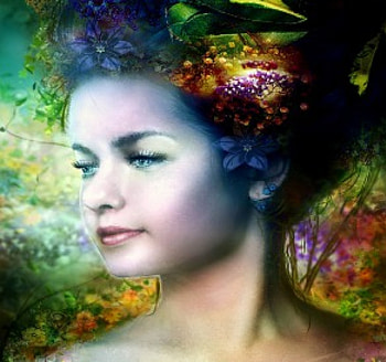 ~Flora Lady~, beautiful girls, digital art, lady, lips, eyes, weird things people wear, people, creative pre-made, mixed media, love four seasons, fantasy, flower in their hair, face, softness beauty, models, girls, flowers, lovely, flowers in their hair, hair, flora HD wallpaper