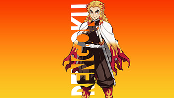 Kyojuro Rengoku, Demon Slayer: Kimetsu no Yaiba, Kyojuro Rengoku, Anime HD wallpaper