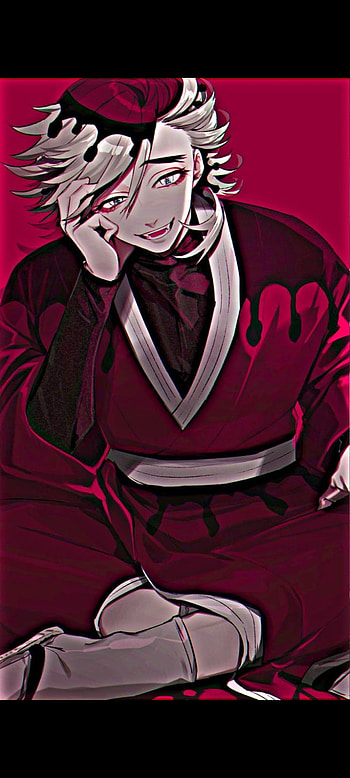 Douma, purple, anime HD phone wallpaper