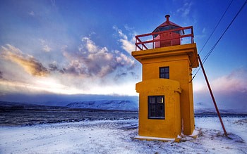 Winter, Nature, Lighthouse, Cold, Wires, Wire HD wallpaper