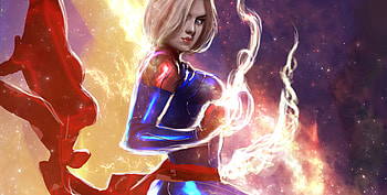 Captain Marvel 2020 Artwork , captain-marvel, superheroes, artwork, artstation HD wallpaper