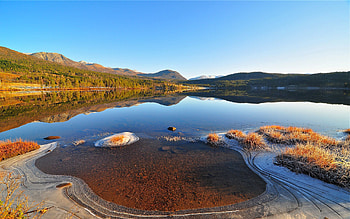 Nature, Ice, Lake, Transparent, Frost, Bottom HD wallpaper