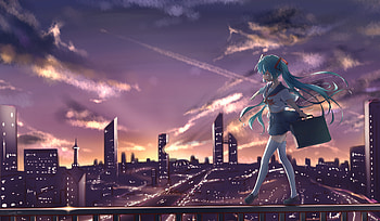Hatsune Miku Anime Vocaloid Not Scared , hatsune-miku, anime-girl, anime HD wallpaper