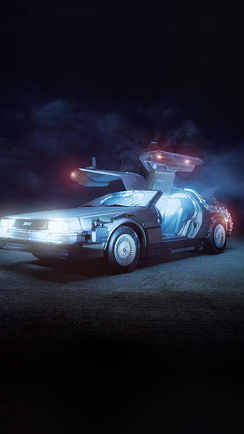 DeLorean DMC-12, , Cool backgrounds, Time machine HD phone wallpaper