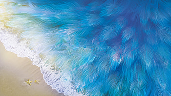 Frozen Beach Vivo X27 Stock HD wallpaper