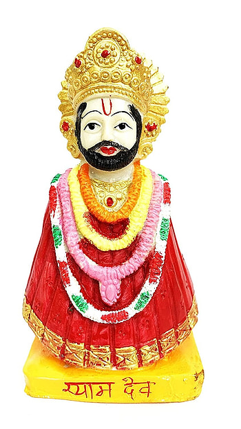 Khatu Shyam, White Background HD phone wallpaper