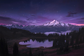 Ethereal Beauty In The Cascades, mountains, nature HD wallpaper