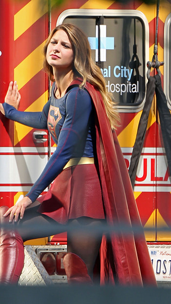 Melissa Benoist, hollywood actress, supergirl HD phone wallpaper