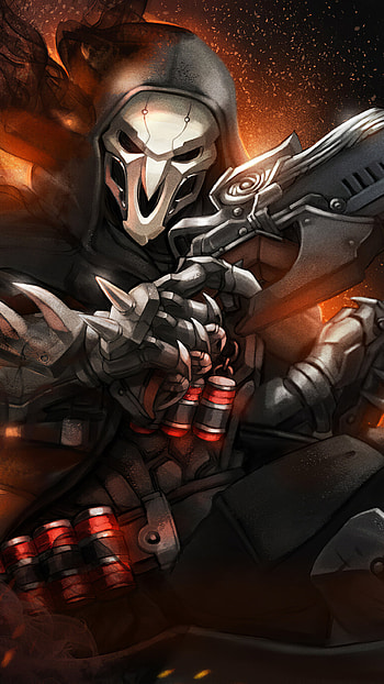 Faucheur, Overwatch, Samsung Galaxy S6 HD phone wallpaper