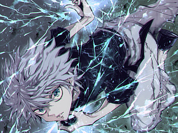 Killua Zoldyck, Fanpop , Anime series, Black and white design HD wallpaper