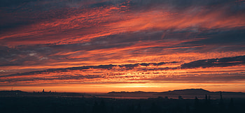 Nature, Sunset, Sky, Twilight, Clouds, Horizon, Dusk HD wallpaper