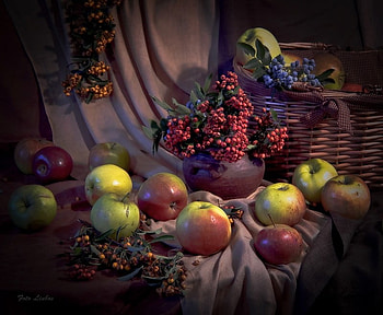 still life 1, art , still life, fruits, nature HD wallpaper