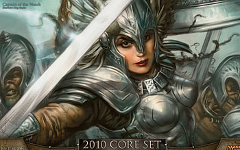 Magic: Captain of the Watch, magic, gathering, light, game, card HD wallpaper