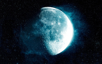 Moon, great, awesome, galaxy, moonshine, , , stars, outstanding, wonderful, nice, fantastic, amazing, adorable, marvellous, stunning, universek, beautiful, super, nebula fog, star, pretty, light, space, skyphoenixx1 HD wallpaper