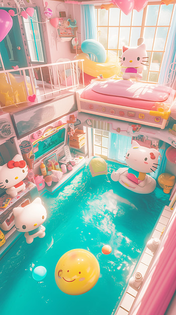 Y Hello Kitty Splash: Anime Vibes , Anime, sanrio, Hello Kitty HD phone wallpaper
