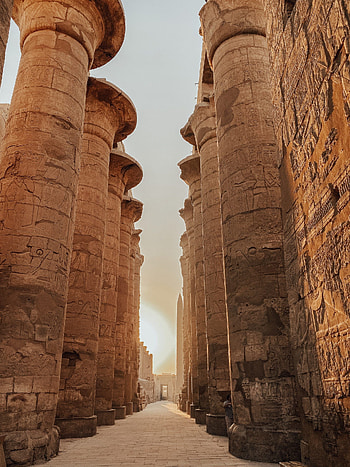 Karnak Temple, Luxor, Egyptian travel, Christina Galbato HD phone wallpaper