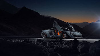 Night, Mclaren, Cars, Side View, 675Lt HD wallpaper