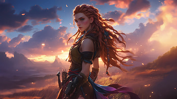 Aloy Horizon Forbidden West Ps5 2025, horizon-forbidden-west, aloy, games, 2025-games, ps5-games, ps-games, ps4-games, video-games, ai, deviantart HD wallpaper