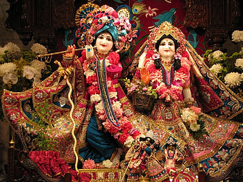 Radha Krishna ISKCON HD wallpaper