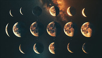 Majestic Moon Phases, moon phases, astronomy, Celestial, space HD wallpaper