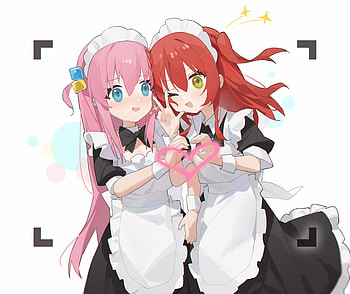 Hitori Gotou & Ikuyo Kita, Ikuyo Kita, Hitori Gotou, Anime, Bocchi the Rock! HD wallpaper
