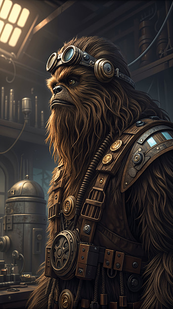Chewbacca: Epic for Star Wars Fans, Star Wars, character design, Sci Fi, furry (anthropomorphic) HD phone wallpaper