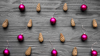 Happy New Year!, pink, wood, craciun, christmas, texture, card, pine cone, new year HD wallpaper