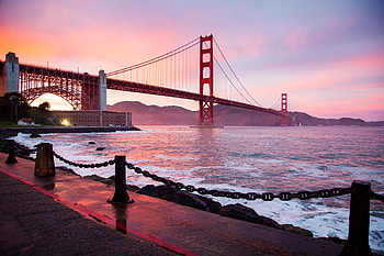 Bridges, , Golden Gate, Bridge, Sunset, Usa HD wallpaper