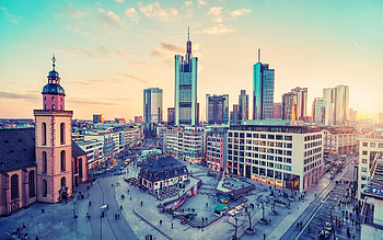 City Square, Travels, Frankfurt, R HD wallpaper