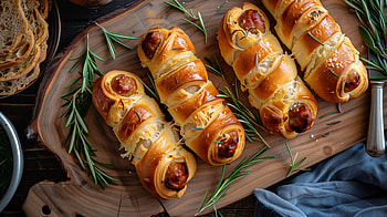 Savory Delights: Indulge in Pigs in a Blanket, food, Pigs in a blanket HD wallpaper