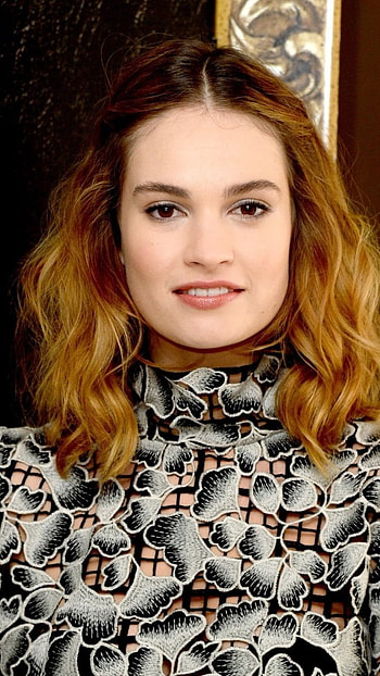 Lily James, Actress HD phone wallpaper