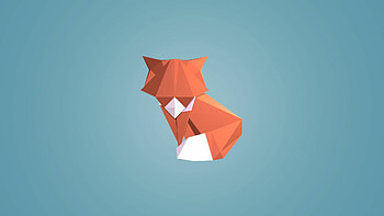 Geometric fox , , Abstract patterns, Geometric shapes HD wallpaper