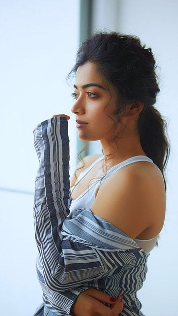 Rashmika Mandanna Video, Tollywood, Beautiful Heroine HD phone wallpaper