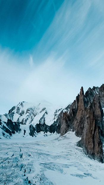 Glacial retreat, Vanishing beauty, Melting ice, Climate's impact HD phone wallpaper