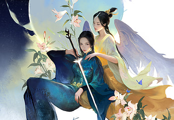 Angel's Embrace — Jade Blade ( Fantasy ), fantasy, angel HD wallpaper
