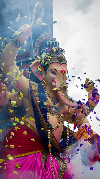 Ganpati , Ganesh, Aagman HD phone wallpaper