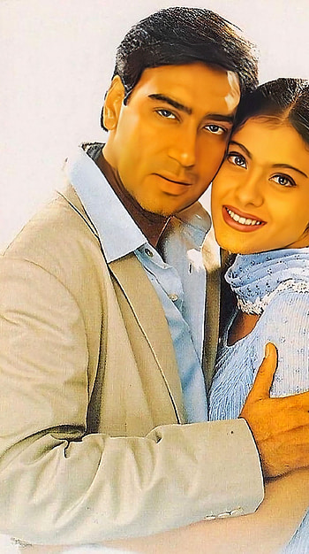 Ajay Devgan, kajol, bollywood actr HD phone wallpaper