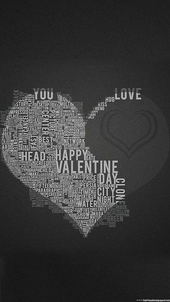 Black Heart, love form HD phone wallpaper