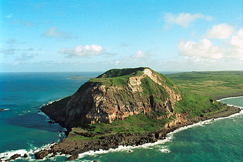 Mt. Suribachi, iwo, sea, island, jima, suribachi, mountain HD wallpaper