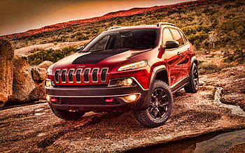 Jeep Cherokee, offroad, 2021 cars, desert, SUV, R, 2021 Jeep Cherokee, american cars, Jeep HD wallpaper