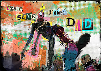 Movie, Spider-Man: Beyond The Spider-Verse, Superhero, Comic, Graffiti HD wallpaper