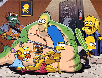 The Simpsons - Star Wars, Cartoons, Animated TV Series, The Simpsons, Animation HD wallpaper