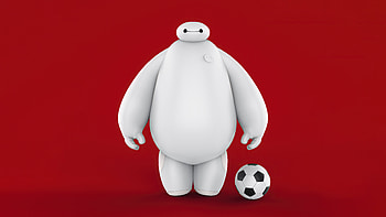 Baymax With Ball, baymax, big-hero-6, movies, animated-movies, artstation HD wallpaper