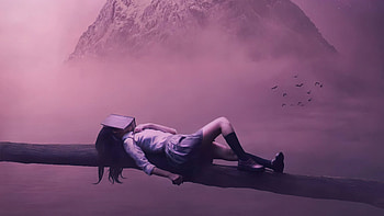 Sleepy Day, artist, artwork, digital-art HD wallpaper