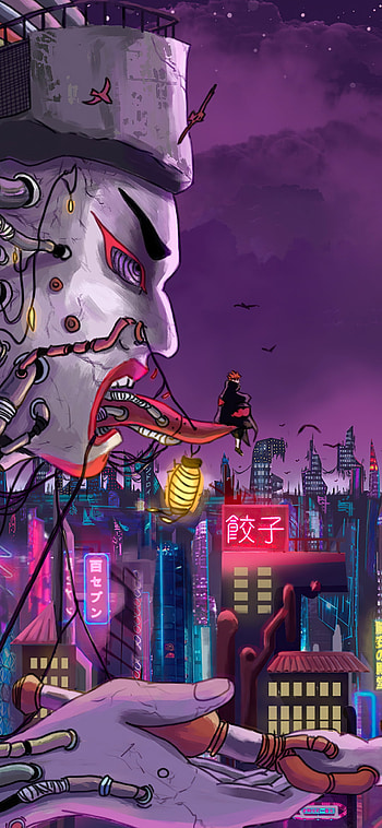 Naruto pain, sky, magenta, anime HD phone wallpaper