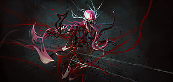 Splitted Carnage , carnage, superheroes, artwork, supervillain, artstation HD wallpaper
